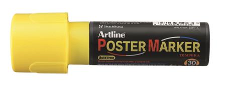 Marqueur Poster Marker 30,0mm jaune fluo
