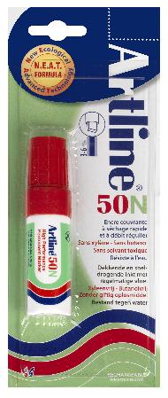Permanent marker NEAT 50 3,0-6,0mm rood. Blister