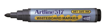 Marker whiteboards Drysafe 517 2,0mm zwart