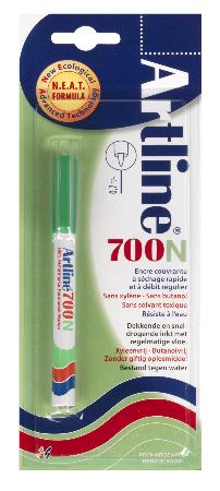 Permanent marker NEAT 700 0,7mm groen. Blister