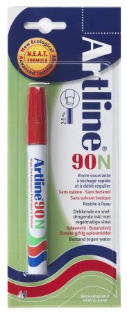 Permanent marker NEAT 90 2,0-5,0mm rood. Blister
