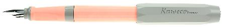 Stylo-plume Perkeo "Cotton Candy" grijs/roze. Medium penpunt.