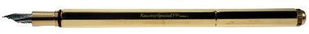 Stylo-plume Special Brass. Pointe extra-large. Etui mtallique.