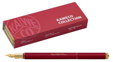Stylo-plume "Kaweco Collection" Special Alu rouge. Pointe large. Etui mtallique.