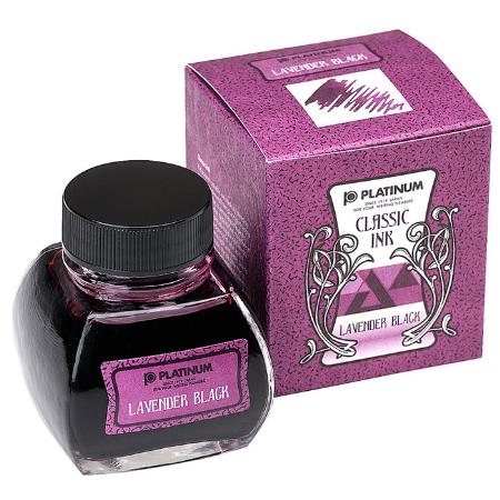 Inktpot lavendel zwart. 60ml.
