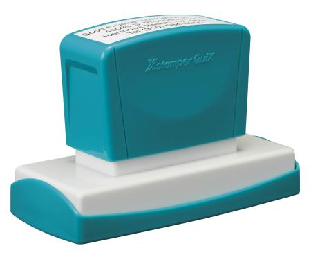 Tampon pr�-encr� XStamper QuiX Q24 bleu