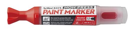 Artline 437A Non Press Paint Marker - Rouge