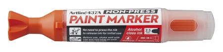 Artline 437A Non Press Paint Marker - Orange