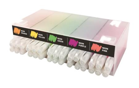 Display Artline Decorite 3MM Couleurs N�on (30PCS)