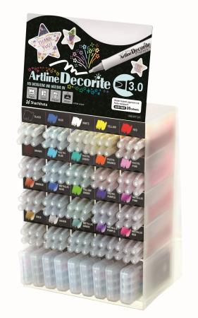 Display Artline Decorite 3MM Couleurs Assorties (120PCS)