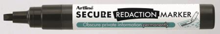 Secure Marker Redaction de Artline - Noir