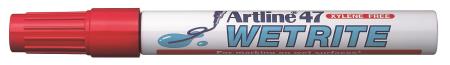 Marqueur permanent Wetrite 47 1,5mm rouge.
