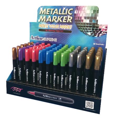 Display de 72 Supreme Metallic Marker