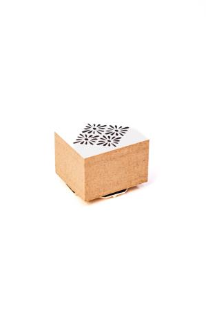 Tampons d�coratifs japonais classiques Shachihata - Fleur en losange
