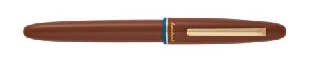 Stylo-plume Estie Back to the lands Incredible Rock (Brown) avec piston filler. Pointe : journaler. Ecrin cadeau.