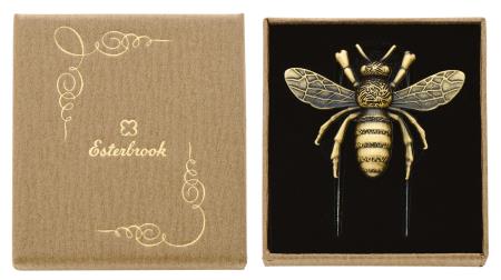 Marque-page "Bee" Brass. Ecrin cadeau.