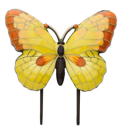 Bladwijzer "Butterfly" Yellow. Geschenkdoos.