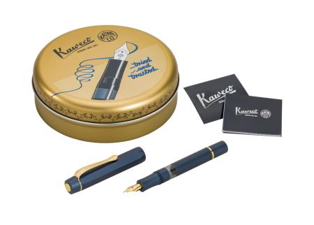 Stylo-plume Piston Sport Al Navy pointe medium. (sans encre)