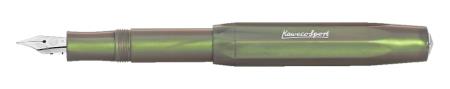 Stylo-plume Sport Lunar Shadow Green. Pointe large. Etui cartonn�