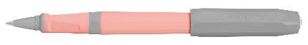 Roller gel Perkeo "Cotton Candy" grijs/roze. Medium penpunt.