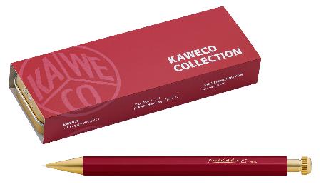 Porte-mine "Kaweco Collection" Special Alu rouge. Mine 0,5mm. Etui métallique.