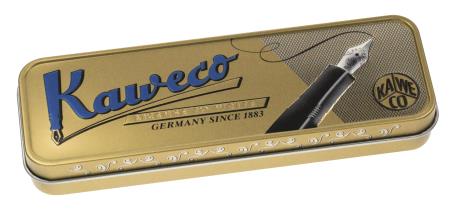 Metalen doos met Kaweco logo. Groot model.