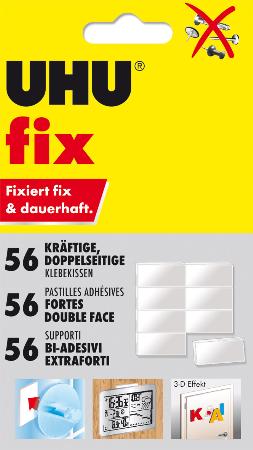 FIX 56 pastilles adhesives double face.