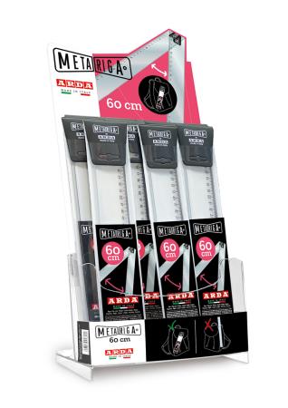 Arda Metariga 60 cm � 12 r�gles pliables r�unies dans un display