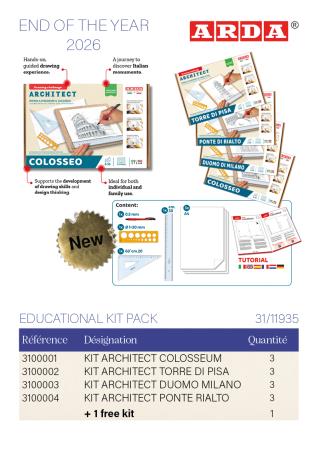 Achetez 3x les 4 kits �ducatifs ARDA et recevez 1 kit gratuit !