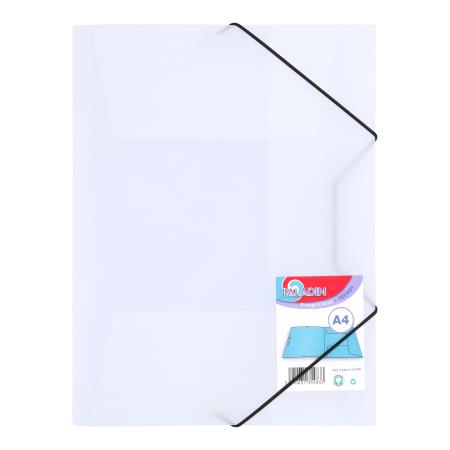 Trendy Flap Translucide - chemise  3 rabats avec lastique. A4.