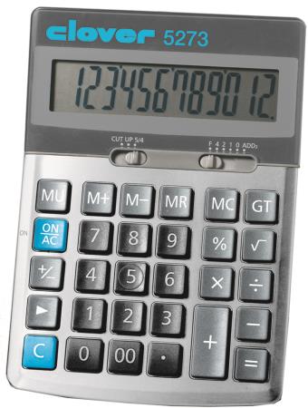 Calculatrice Desk Angle Metal 12 digit.