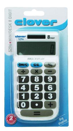 Calculatrice Minidesk 8 digit. Blister.
