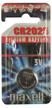 Pile bouton lithium CR2025. Blister.