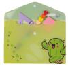 Pochette A5 FANCY avec fermeture � boutons-pression.