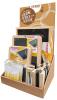 Display van 32 krijtborden ass. + accessoires