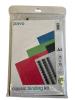 Kit classique de reliures de 75 pices assorties pour 25 projets. 25 peignes de reliure + 25 covers PVC + 25 covers en cuir.